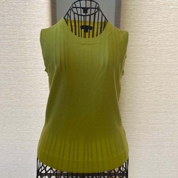 J Crew yellow sleeveless sweater - Picture 2 of 6